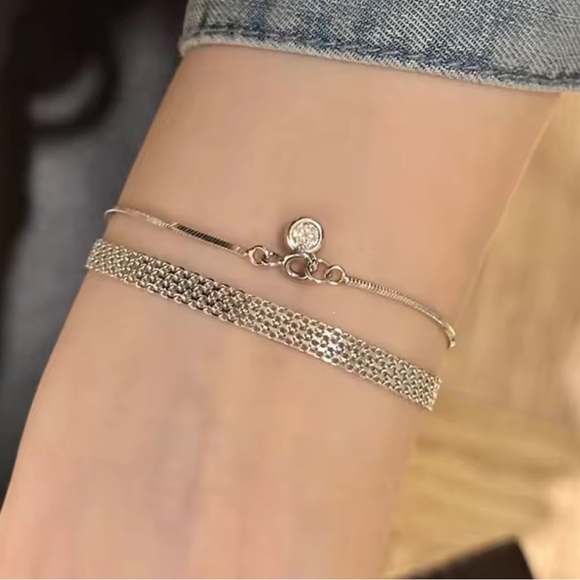 Anthropologie Jewelry - Silver Chain Bracelet